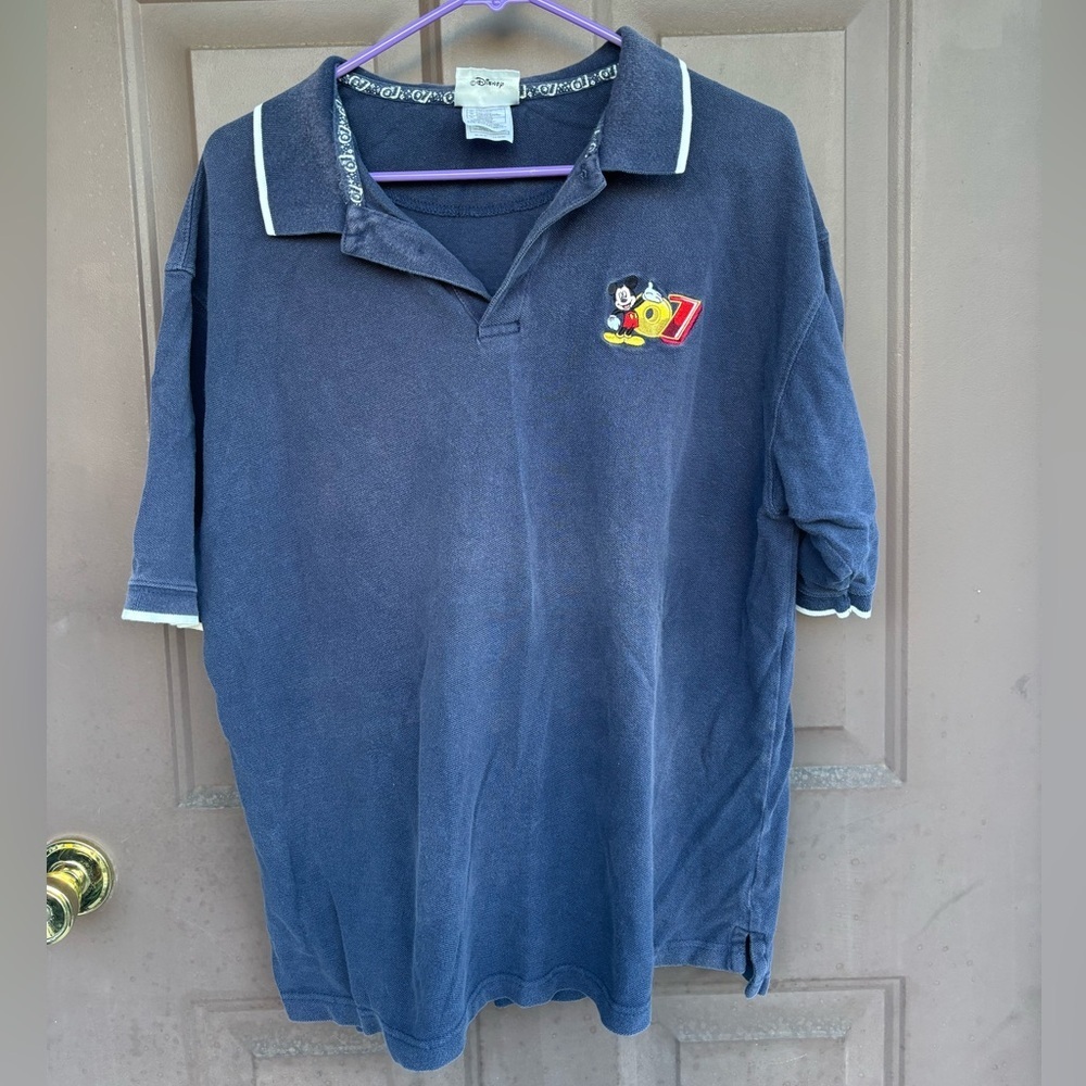 Vintage Walt Disney World 2007 Mickey Mouse Polo